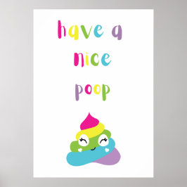 素晴らしいウンチをする ポスター