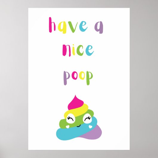 素晴らしいウンチをする ポスター (正面)