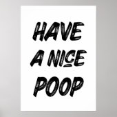 素晴らしいウンチをする ポスター (正面)