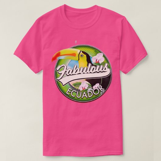 素晴らしいエクアドルを探索する Tシャツ (デザイン正面)