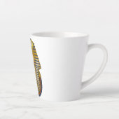 素晴らしいエジプトのファラオのシンボル1 カフェラテマグ (右)