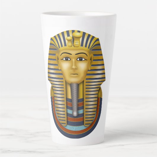 素晴らしいエジプトのファラオのシンボル1 カフェラテマグ (正面)