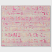 素晴らしいエジプト文字  ラッピングペーパー (フラット)