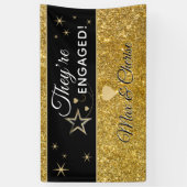 素晴らしいエンゲージメントパーティーのパーソナライズバナー 横断幕 (縦)