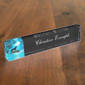 素晴らしいオオカミ デスクネームプレート (側面)