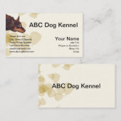 素晴らしいオーストラリアの赤いケルピー 名刺 (正面/裏面)