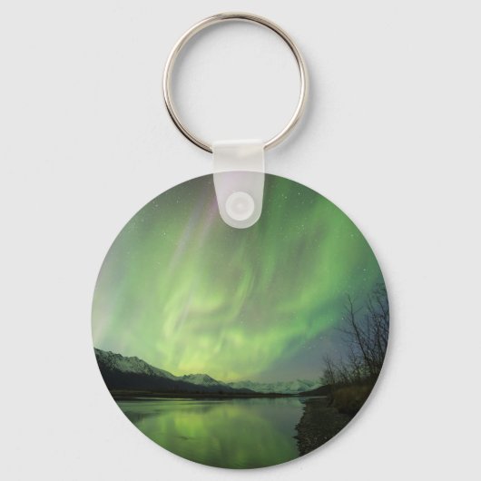 素晴らしいオーロラ キーホルダー (正面)