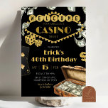 素晴らしいカジノナイト40th 50th大人誕生日 招待状<br><div class="desc">Casino Night Adult誕生日招待状,  Casino 40th 50th 60th Sublessed Birthday Party,  Casino Card Birthday Party,  Casino Retimentパーティー</div>