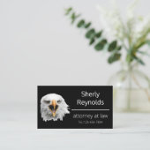 素晴らしいカスタマイズ可能なハゲのワシ 名刺 (スタンド正面)