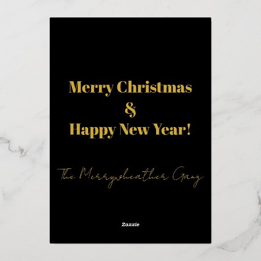 素晴らしいカスタムクリスマスドッグ&バイクもしくは自転車に乗る人ガールフォト 箔シーズンカード (裏面)