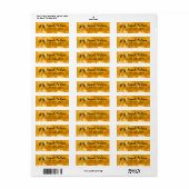 素晴らしいカッコいいスパークリー金ゴールドラベル ラベル (フルシート)