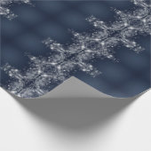 素晴らしいカッコいいス素晴らしクリスマス輝き ラッピングペーパー (角)