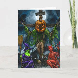 素晴らしいカボチャ(あなたの御馳走のために死にました)カード カード
