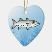 素晴らしいカマス セラミックオーナメント (左)