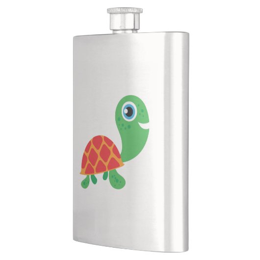 素晴らしいカメ フラスク (左)