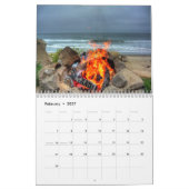 素晴らしいカリフォルニア カレンダー (2月 2027)