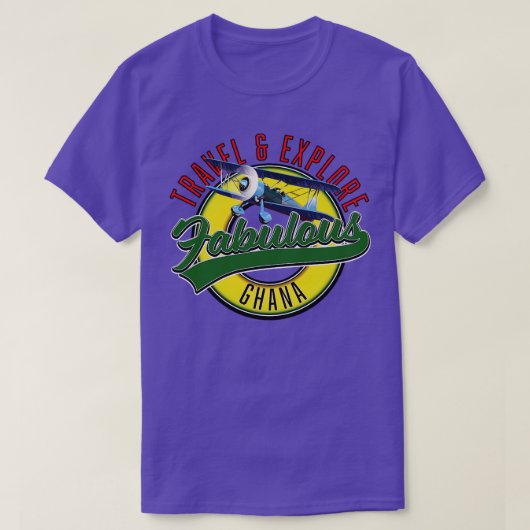 素晴らしいガーナを探索する Tシャツ (デザイン正面)