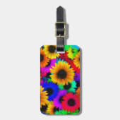 素晴らしいガーベラのデイジー ラゲッジタグ (正面縦)