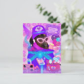 素晴らしいガールフレンドのはがき ポストカード (スタンド正面)