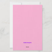 素晴らしいガールフレンド文房具 便箋 (裏面)