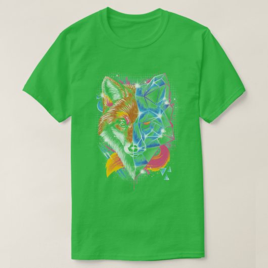 素晴らしいキツネ Tシャツ (デザイン正面)