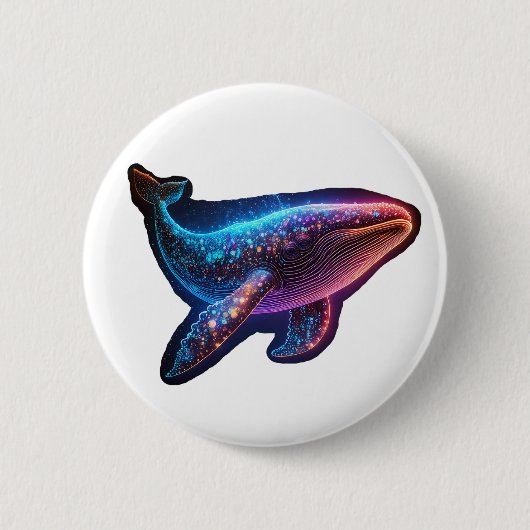 素晴らしいクジラ 缶バッジ (正面)