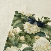 素晴らしいクラシックの花のパターン ビーチタオル (インサイチュ)