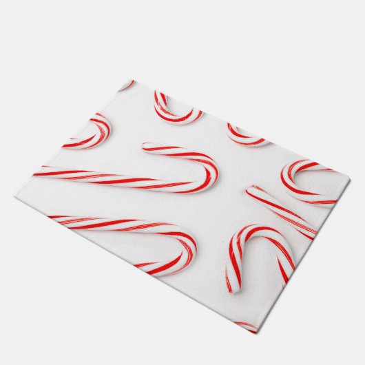 素晴らしいクリスマスのキャンディ・ケーン ドアマット (アングル)