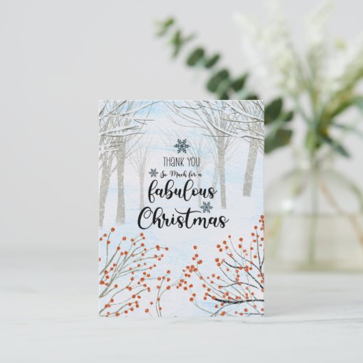 素晴らしいクリスマスをありがとう ポストカード (スタンド正面)