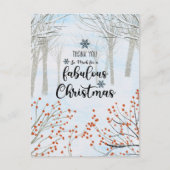 素晴らしいクリスマスをありがとう ポストカード (正面)