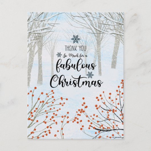 素晴らしいクリスマスをありがとう ポストカード (正面)