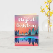 素晴らしいクリスマスを過ごす カード (黄色い花)