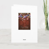 素晴らしいクリスマスグリーティングカード シーズンカード (裏面)