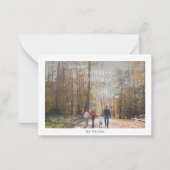 素晴らしいクリスマスワンフォトクリスマス ノートカード (正面)