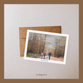 素晴らしいクリスマスワンフォトクリスマス ノートカード