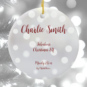 素晴らしいクリスマス小妖精や小人セラミックオーナメント セラミックオーナメント