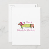 素晴らしいクリスマス シーズンポストカード (正面/裏面)