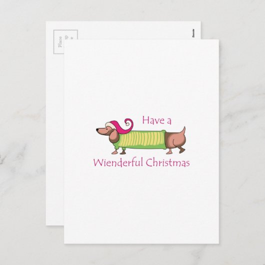 素晴らしいクリスマス シーズンポストカード (正面/裏面)