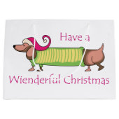 素晴らしいクリスマス ラージペーパーバッグ (正面)