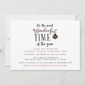 素晴らしいクリスマス·招待状 招待状 (正面)