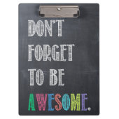 素晴らしいクリップボードがあるために忘れないで下さい クリップボード (正面)