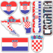素晴らしいクロアチアが国のシンボルを形作る シール (正面)
