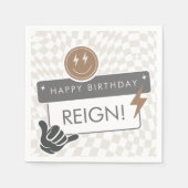 素晴らしいクールドゥドボーイズ誕生日 スタンダードカクテルナプキン (正面)