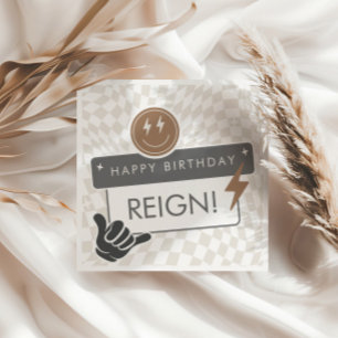 素晴らしいクールドゥドボーイズ誕生日 スタンダードカクテルナプキン