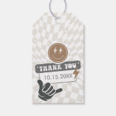 素晴らしいクールド | ボーイズレトロスケーター誕生日の好意 ギフトタグ (正面)