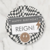 素晴らしいクールド | ボーイズレトロスケーター誕生日 フェイバータグ (裏面)