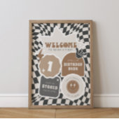 素晴らしいクールド | ボーイズレトロスケーター誕生日 ポスター