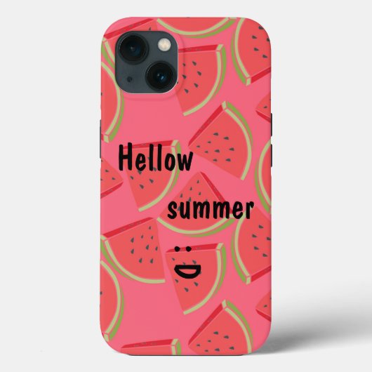 素晴らしいクール、ピンクのスイカの極低の夏 Case-Mate iPhoneケース (裏面)