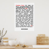 素晴らしいグレイスポスター ポスター (キッチン)