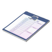 素晴らしいグレースフローラデイプランナー ノートパッド (回転)